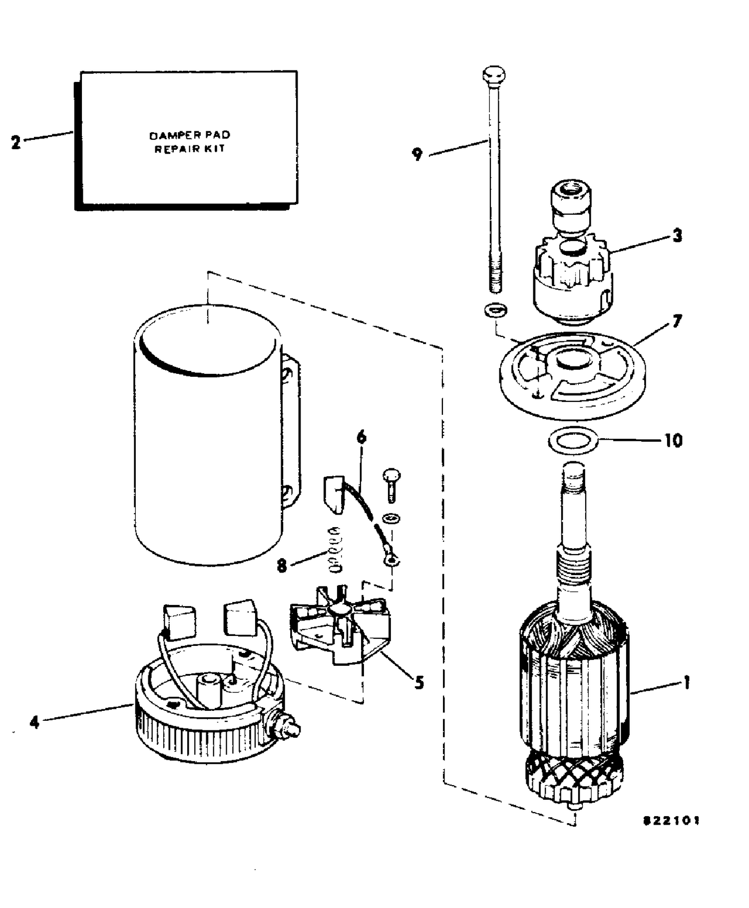 ELECTRIC STARTER - PRESTOLITE MODELS POC-4001