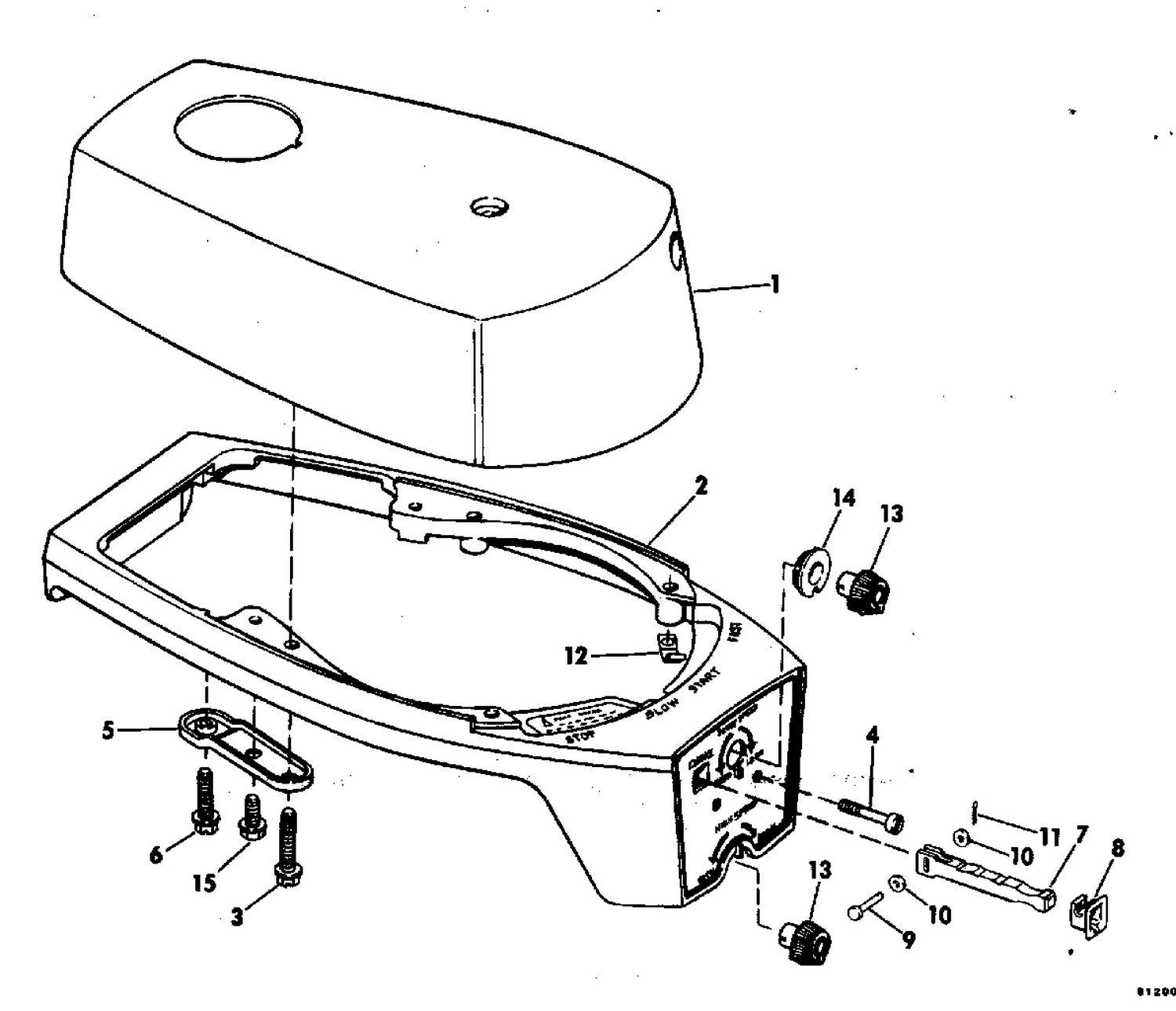 MOTOR COVER-EVINRUDE
