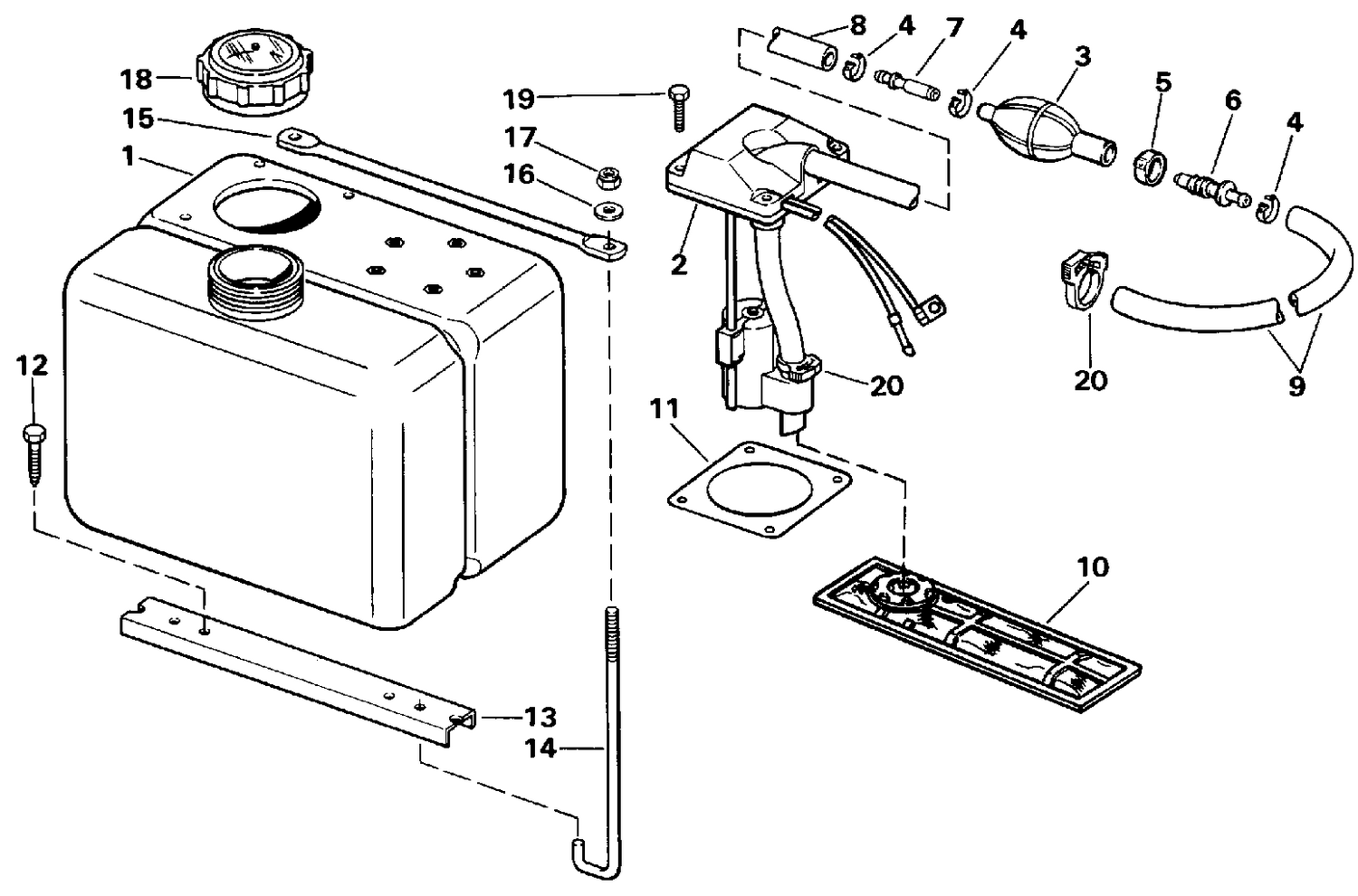 VRO OIL TANK KIT-1.8 GALLON