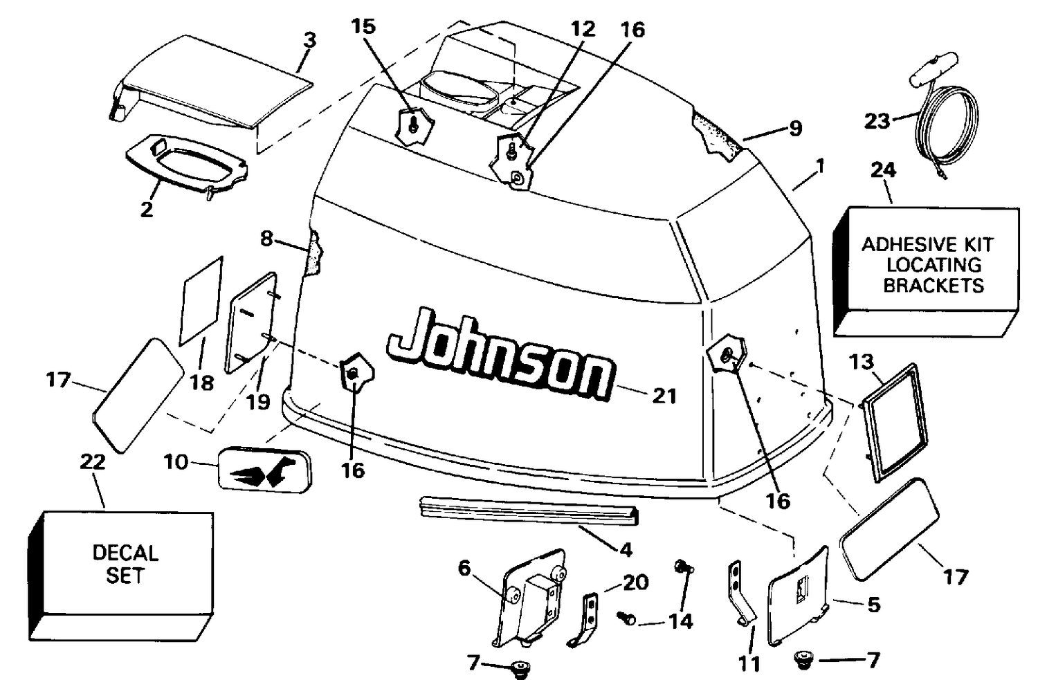 ENGINE COVER - JOHNSON