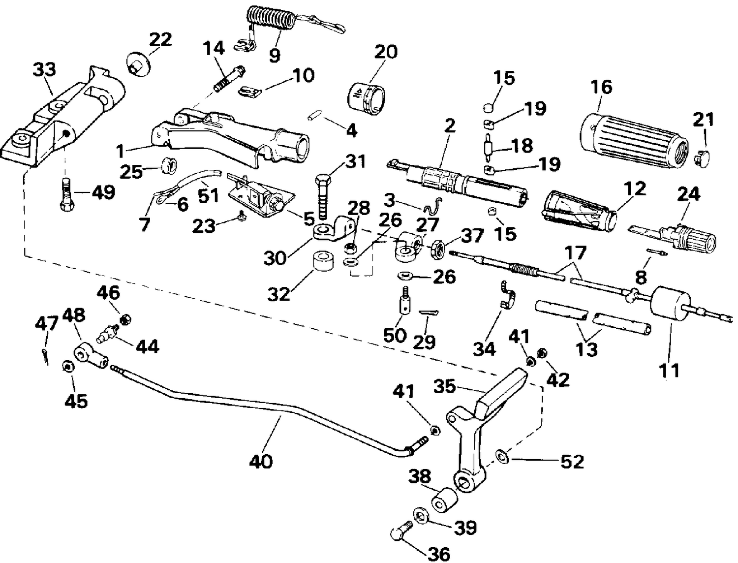 STEERING AND SHIFT HANDLE