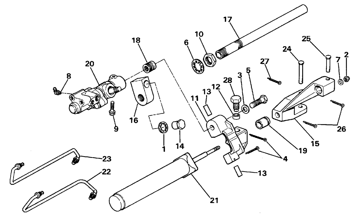 POWER STEERING CYLINDER