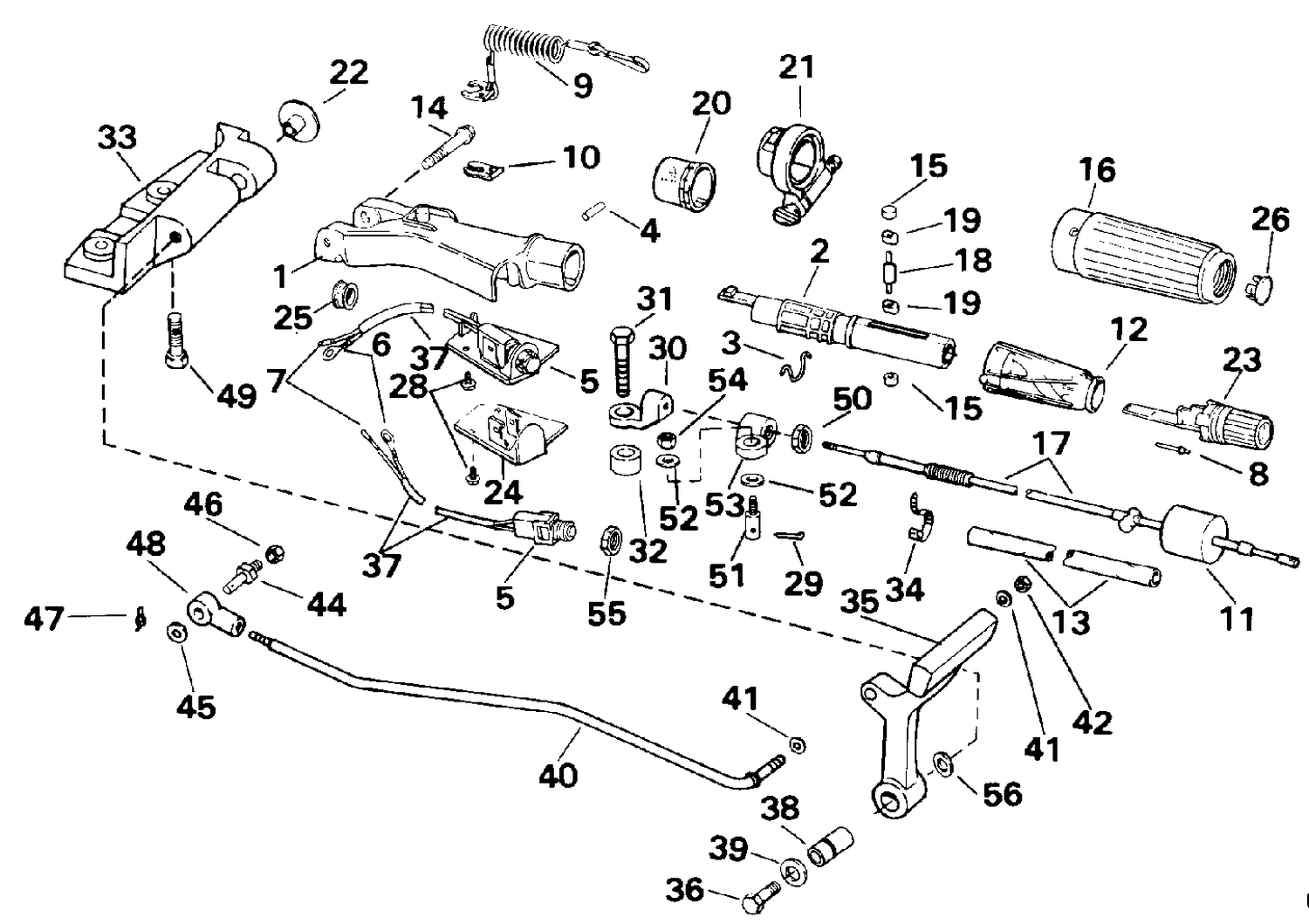 STEERING AND SHIFT HANDLE