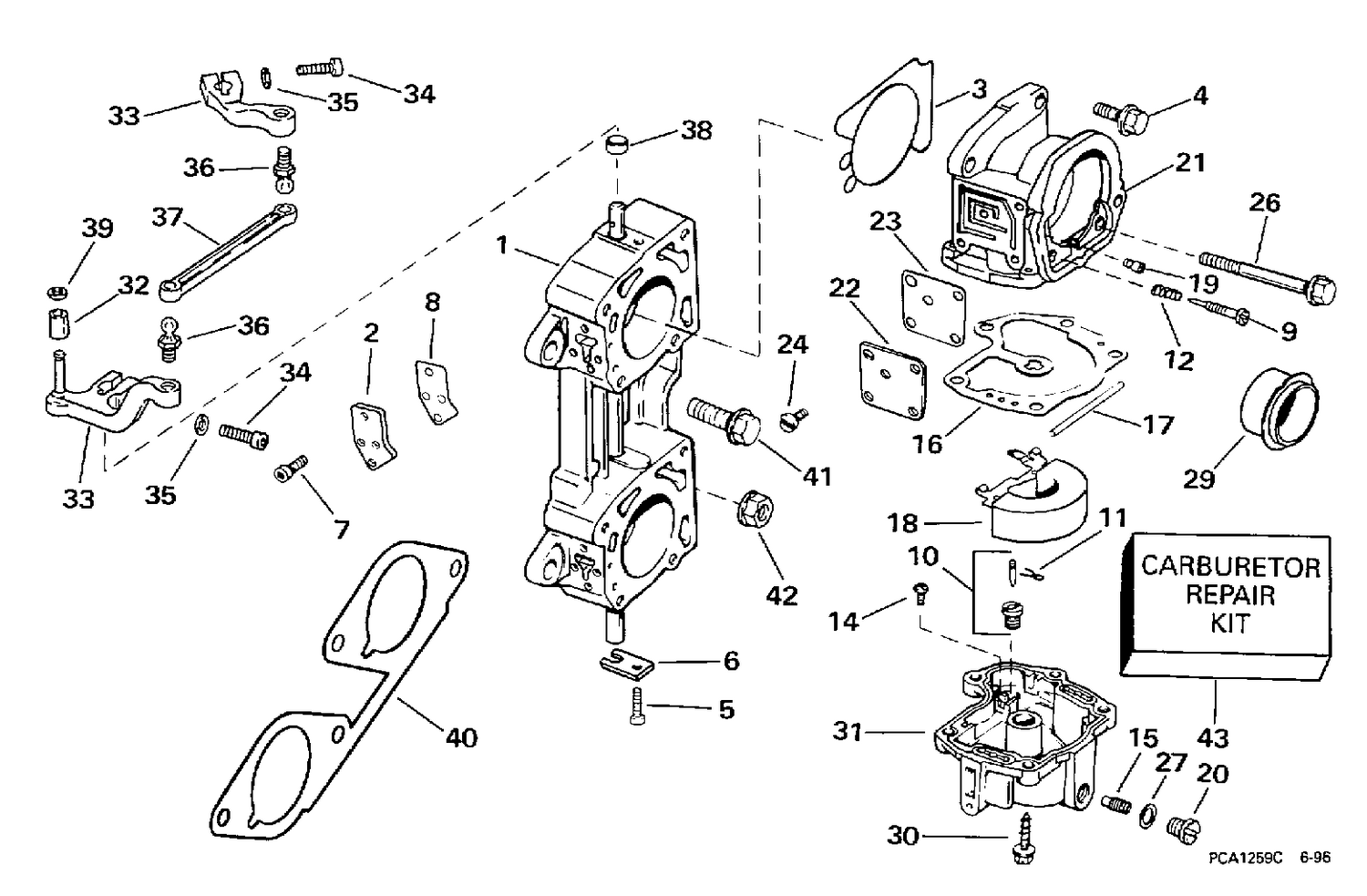 CARBURETOR & LINKAGE