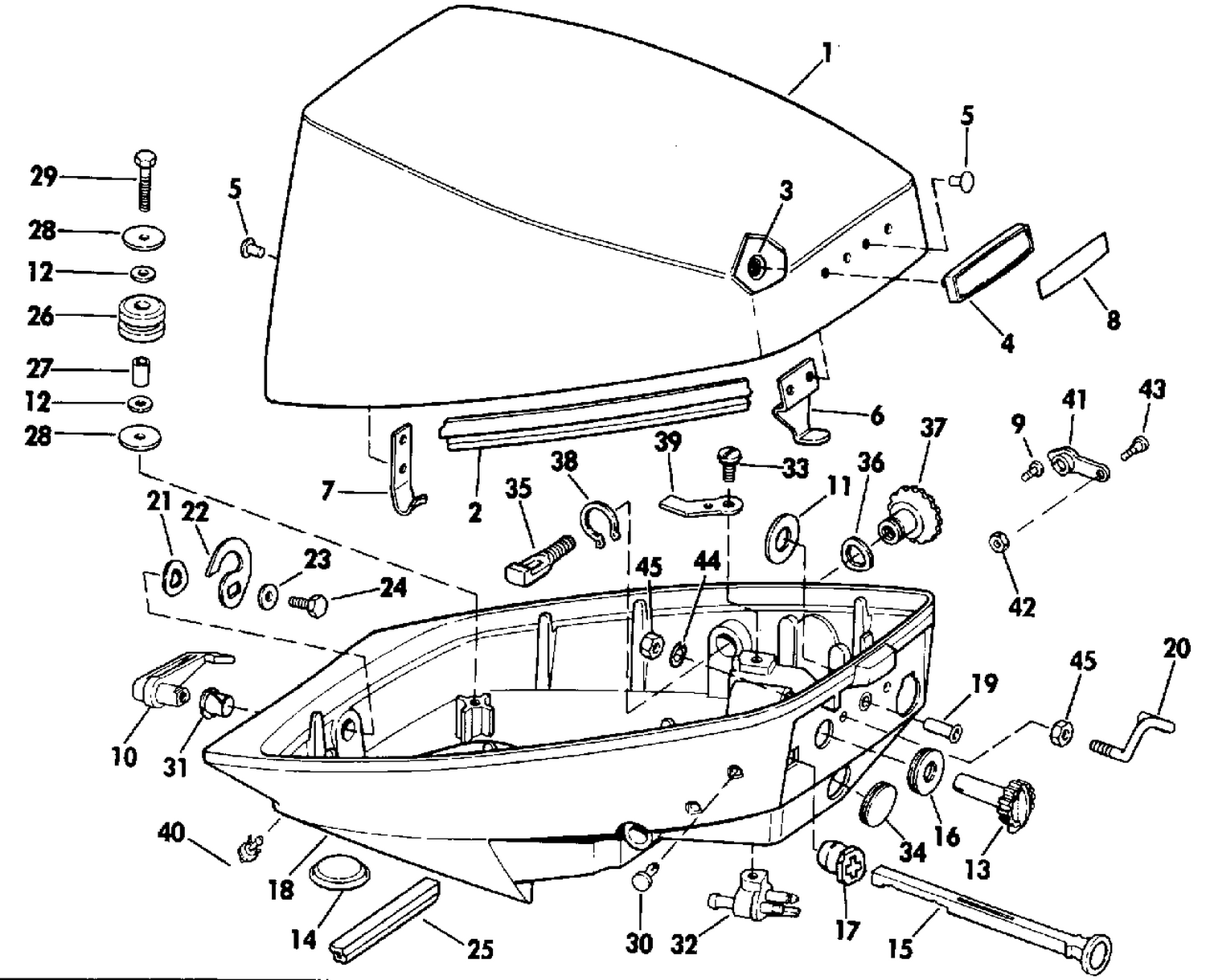 ENGINE COVER - JOHNSON