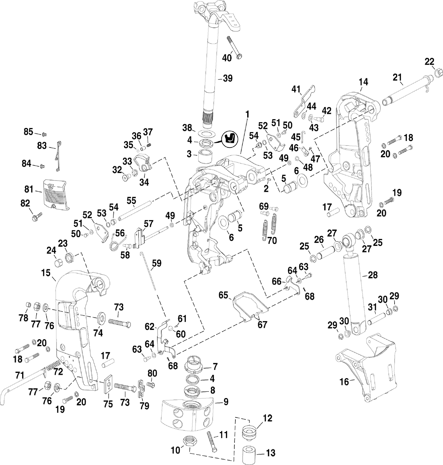 SWIVEL BRACKET - W Models
