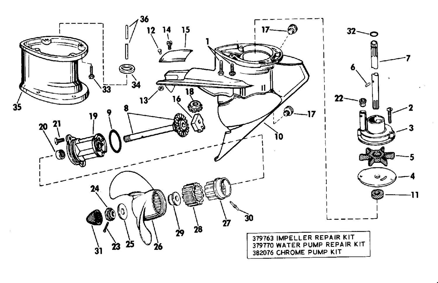 GEARCASE - WEEDLESS DRIVE