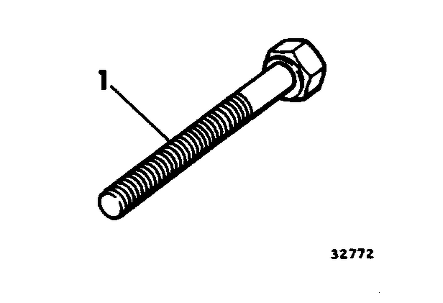 LONG TRANSOM BOLT KIT 60-140