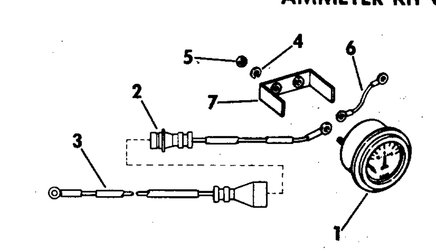 AMMETER KIT 65, 85, 100 AND 125 HP