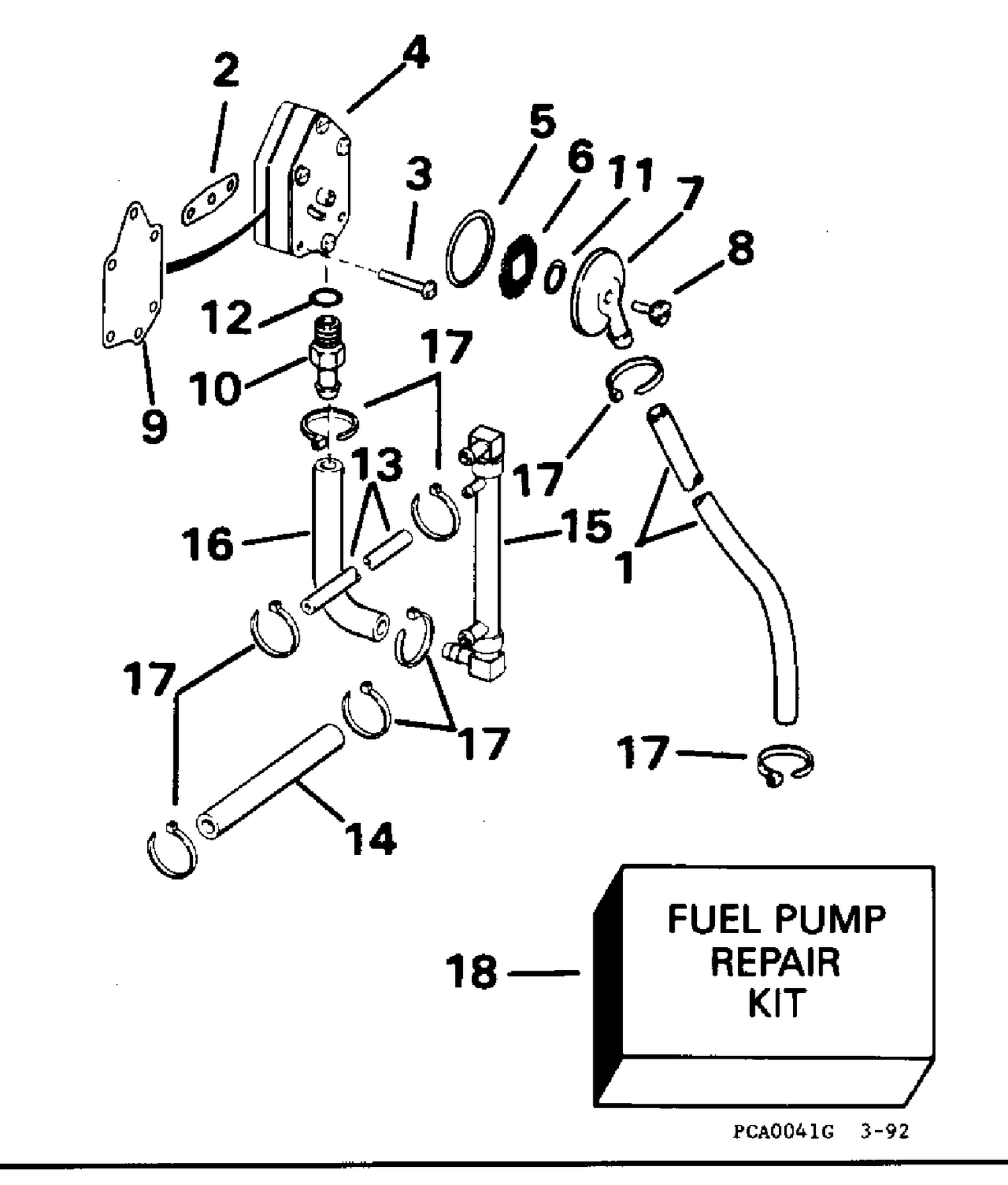 FUEL PUMP - 88 MODELS