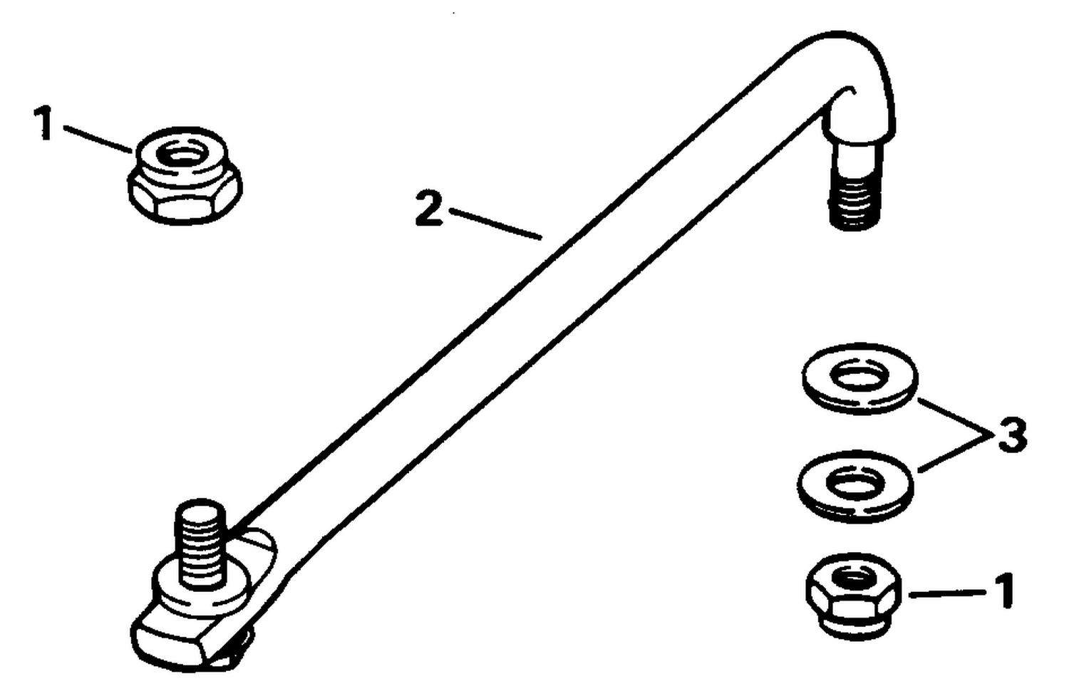 STEERING LINK KIT (W/POWER TRIM & TILT)