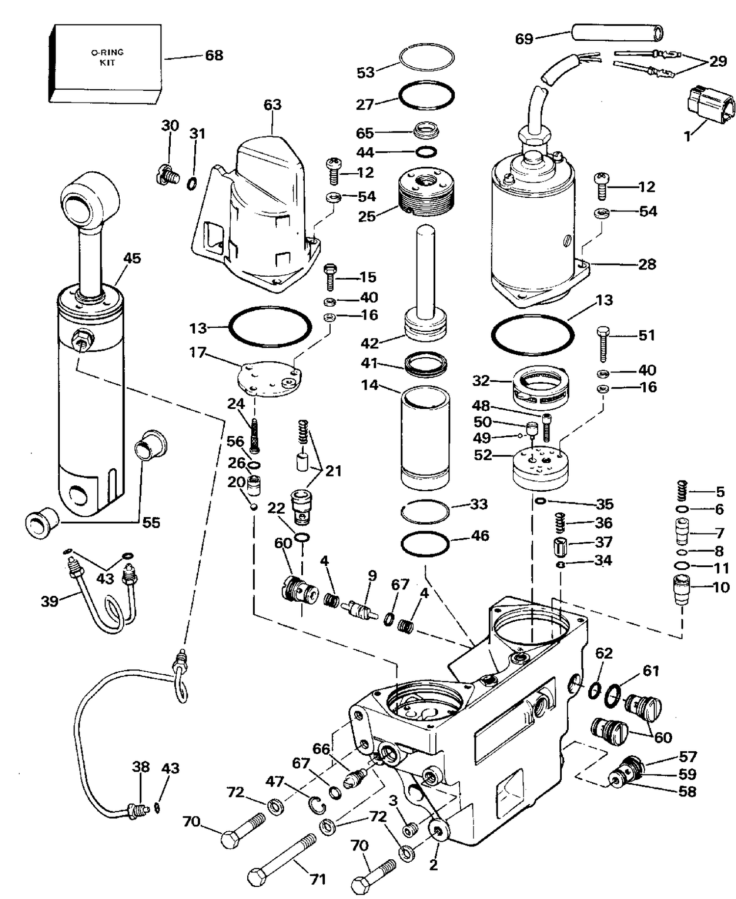 POWER TRIM/TILT HYDRAULIC ASSEMBLY