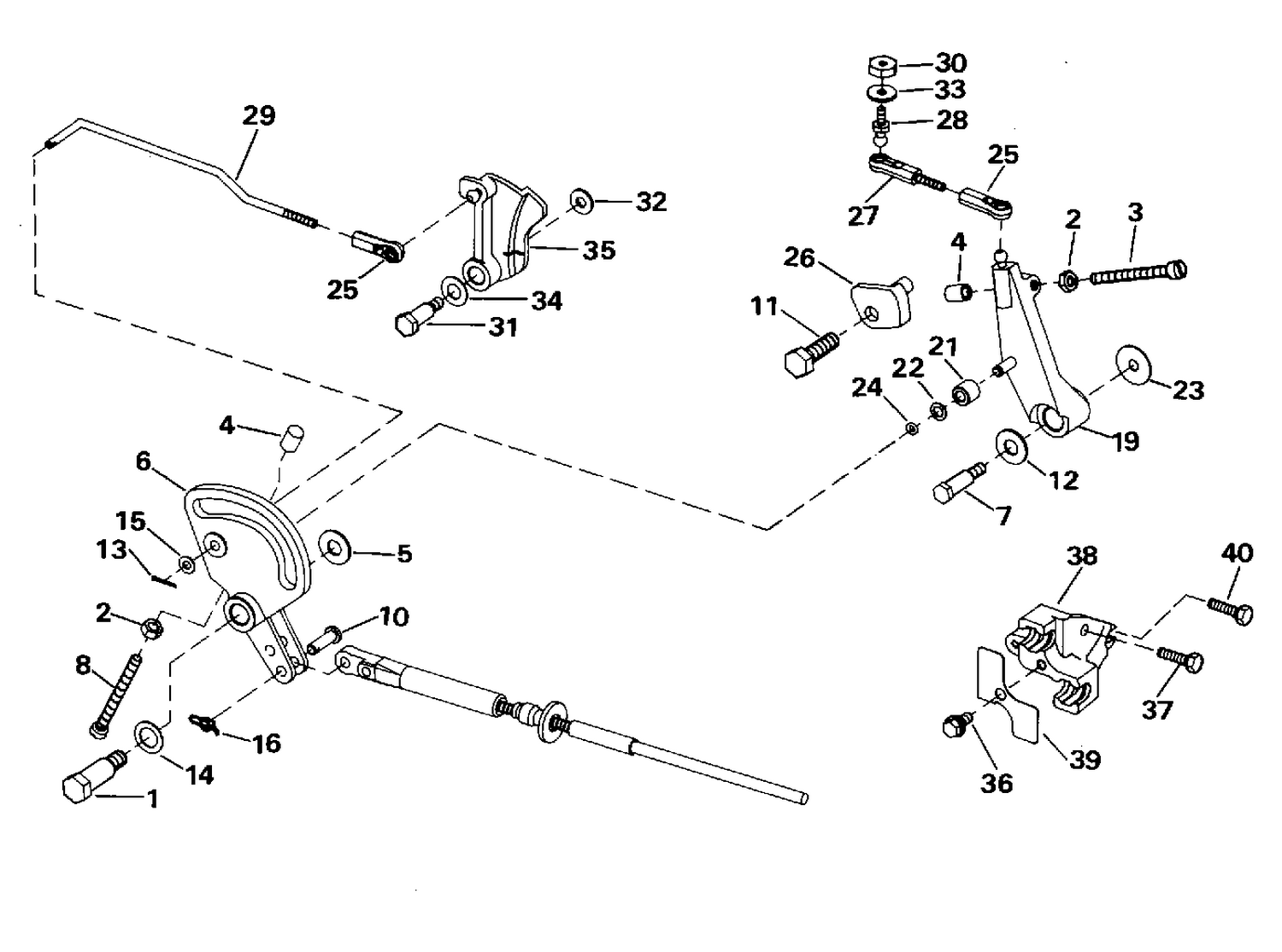 SHIFT & THROTTLE LINKAGE
