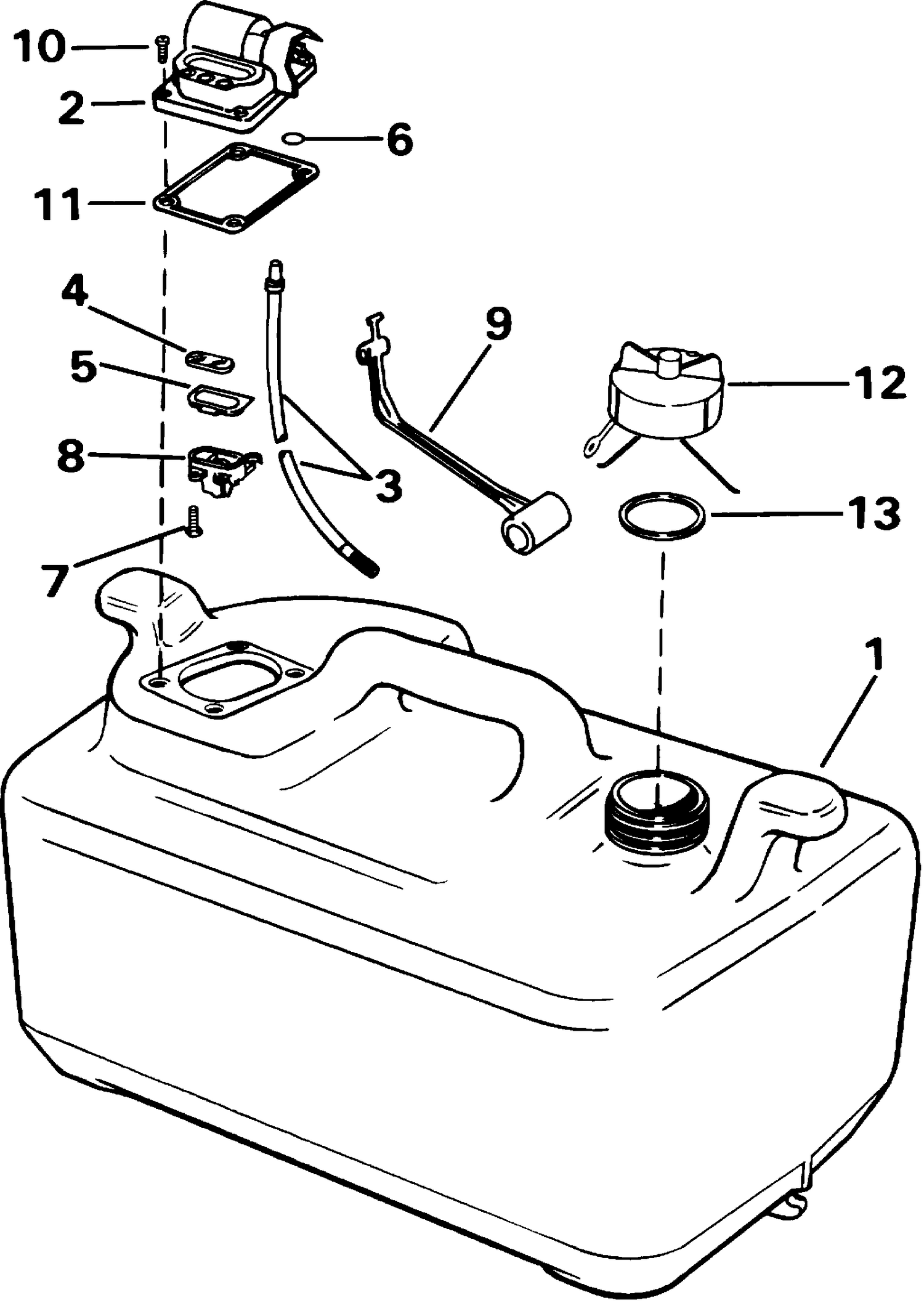 FUEL TANK- 6 GALLON (OPTIONAL)