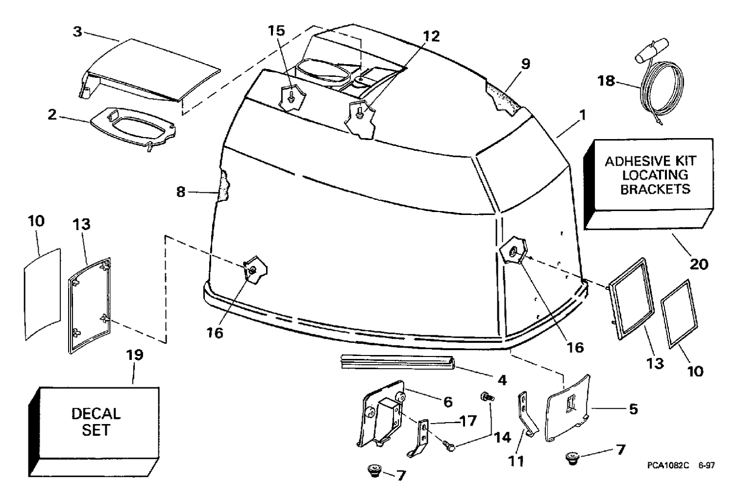 ENGINE COVER -- EVINRUDE