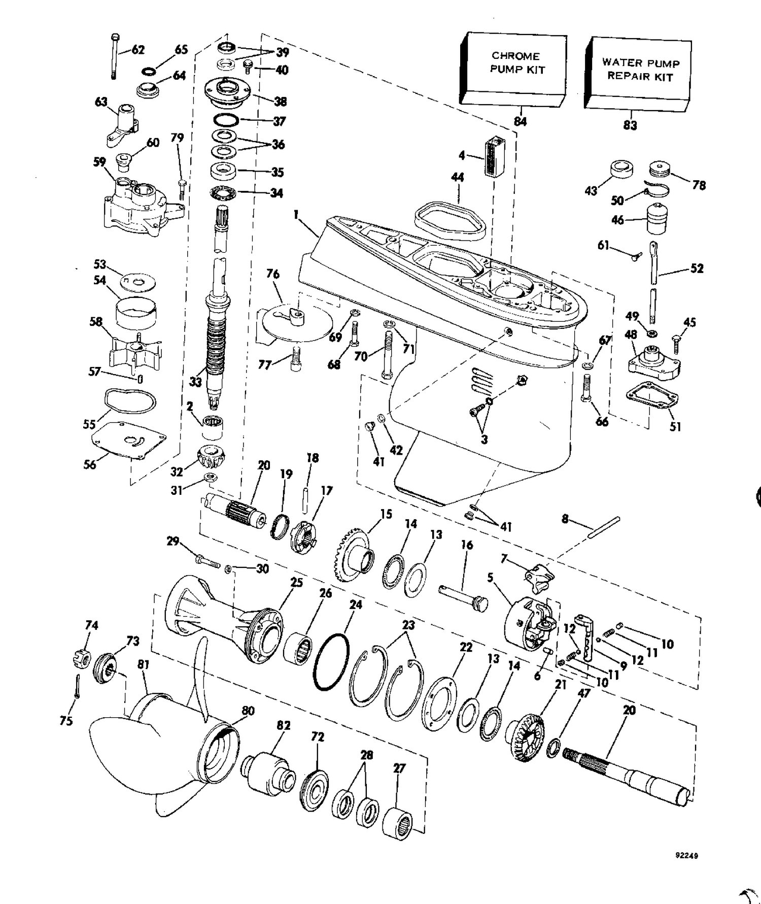 GEARCASE, ROPE START