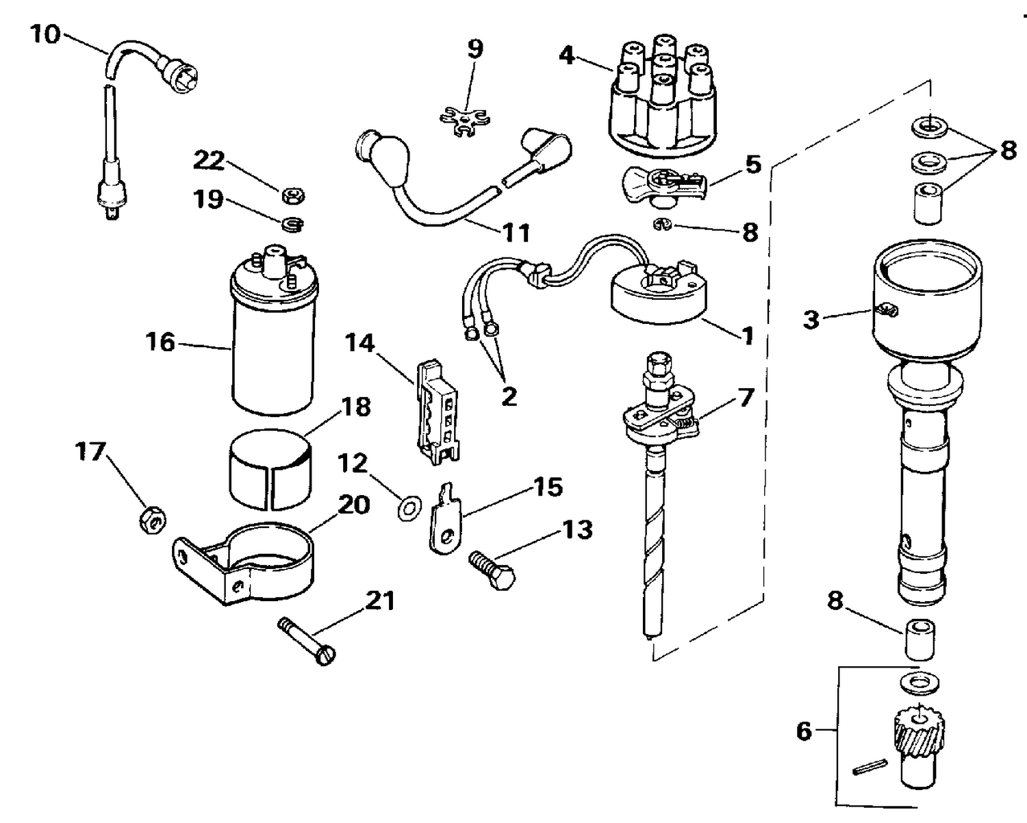 IGNITION (4.3 LITRE 2V MODELS ONLY)