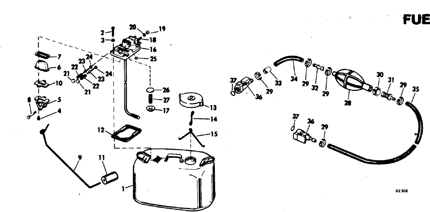 FUEL TANK WITH GAUGE