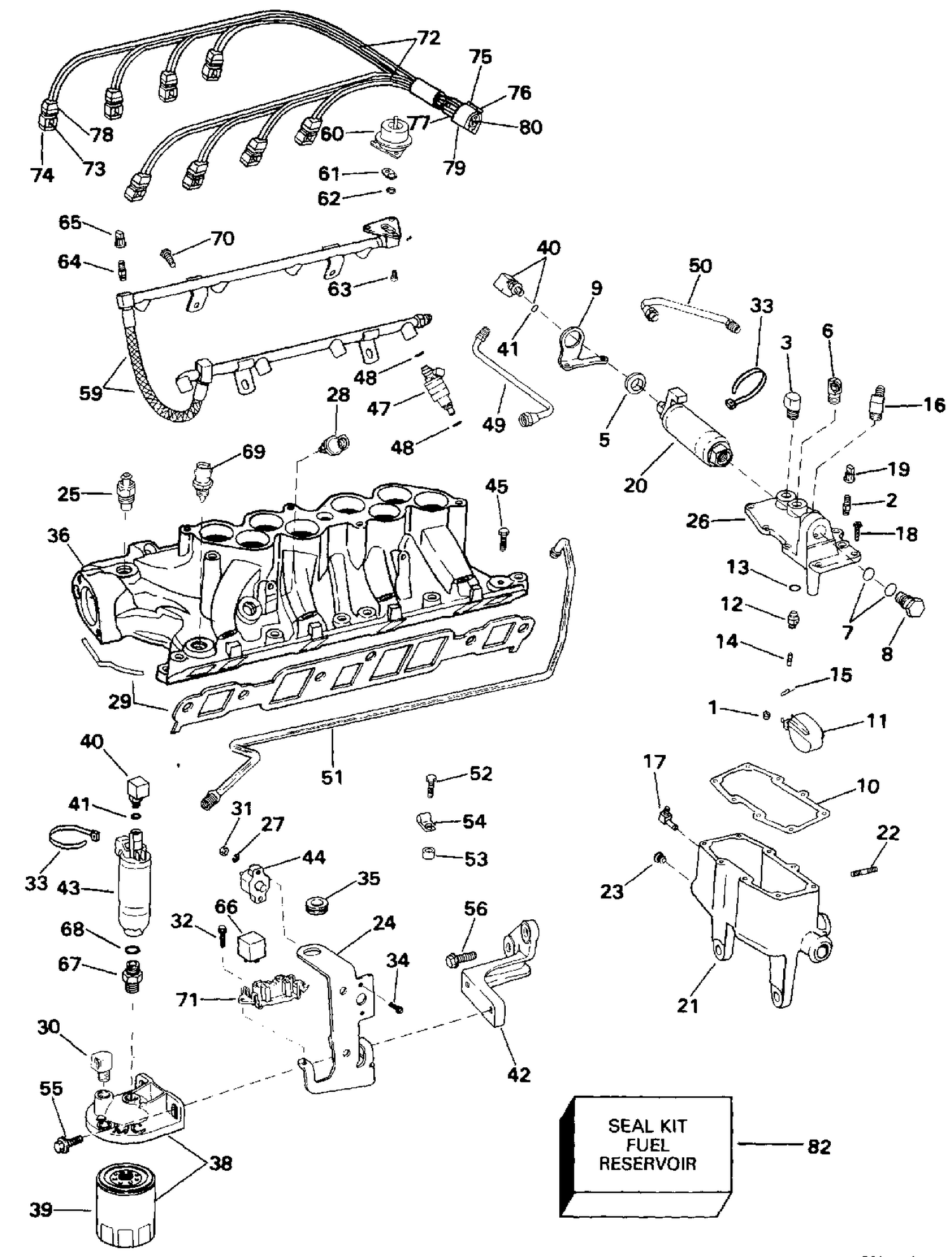 FUEL SYSTEM & LOWER INTAKE MANIFOLD