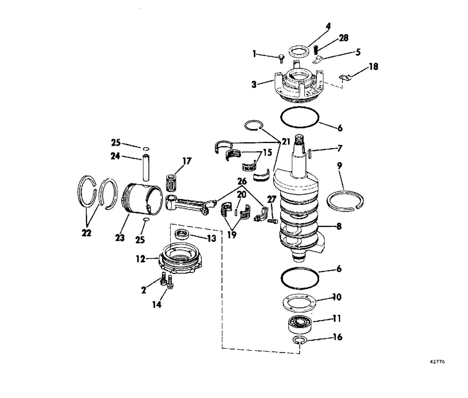 CRANKSHAFT & PISTON