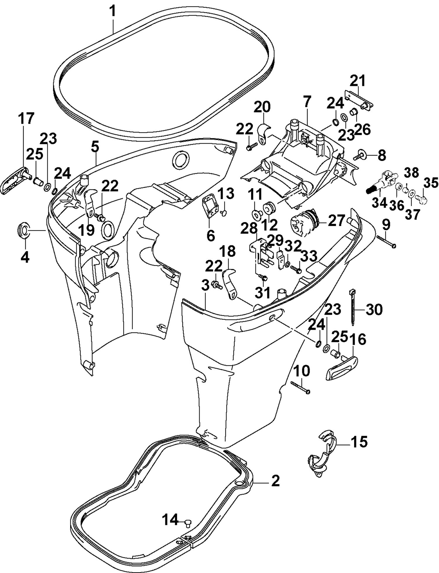 LOWER ENGINE COVER