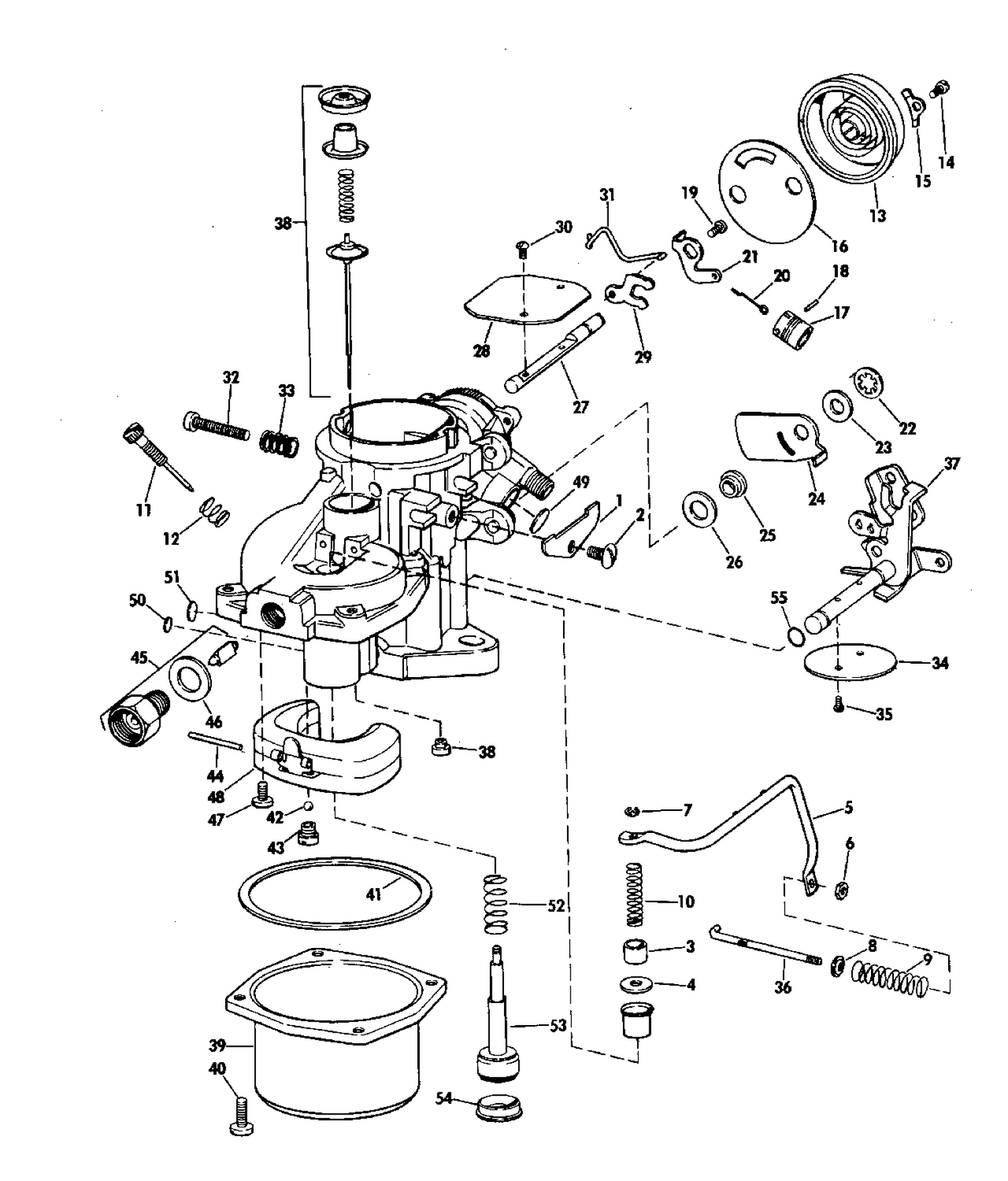 CARBURETOR GROUP 120 HP
