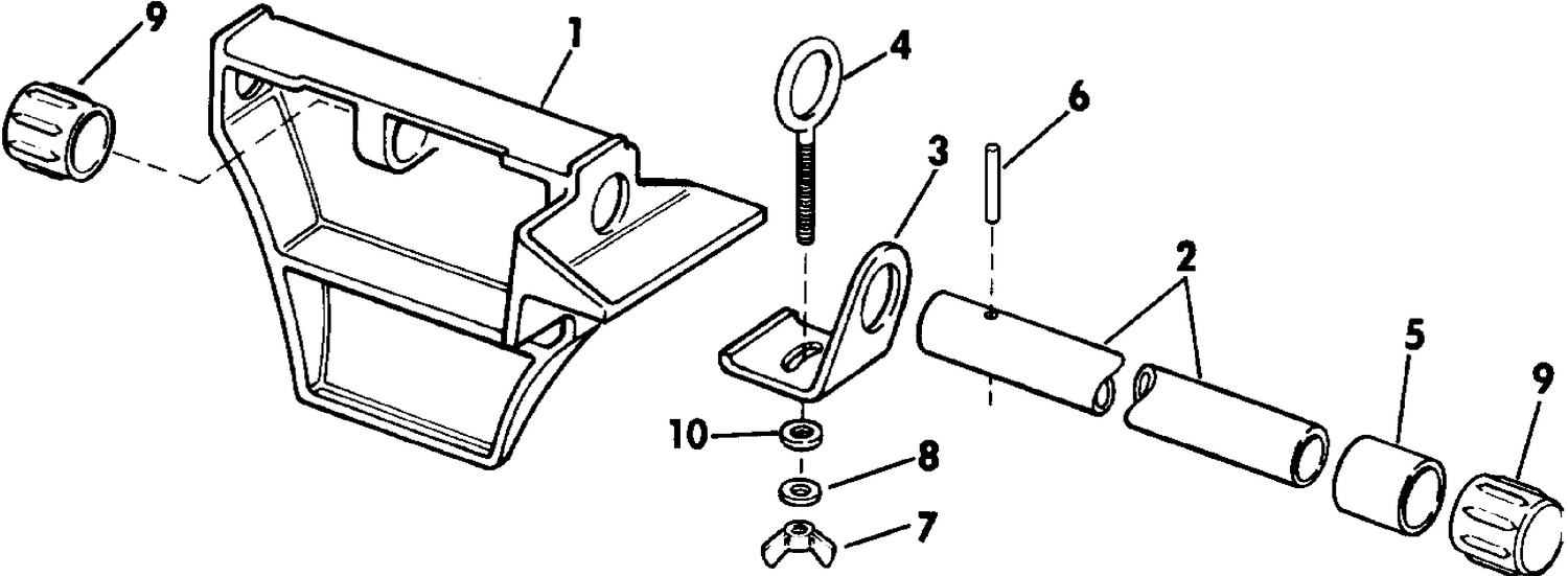 CANOE MOTOR BRACKET KIT