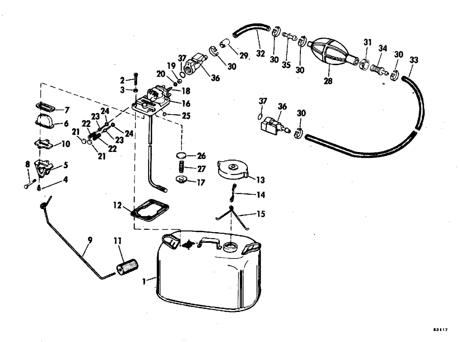 FUEL TANK - 6 GALLON