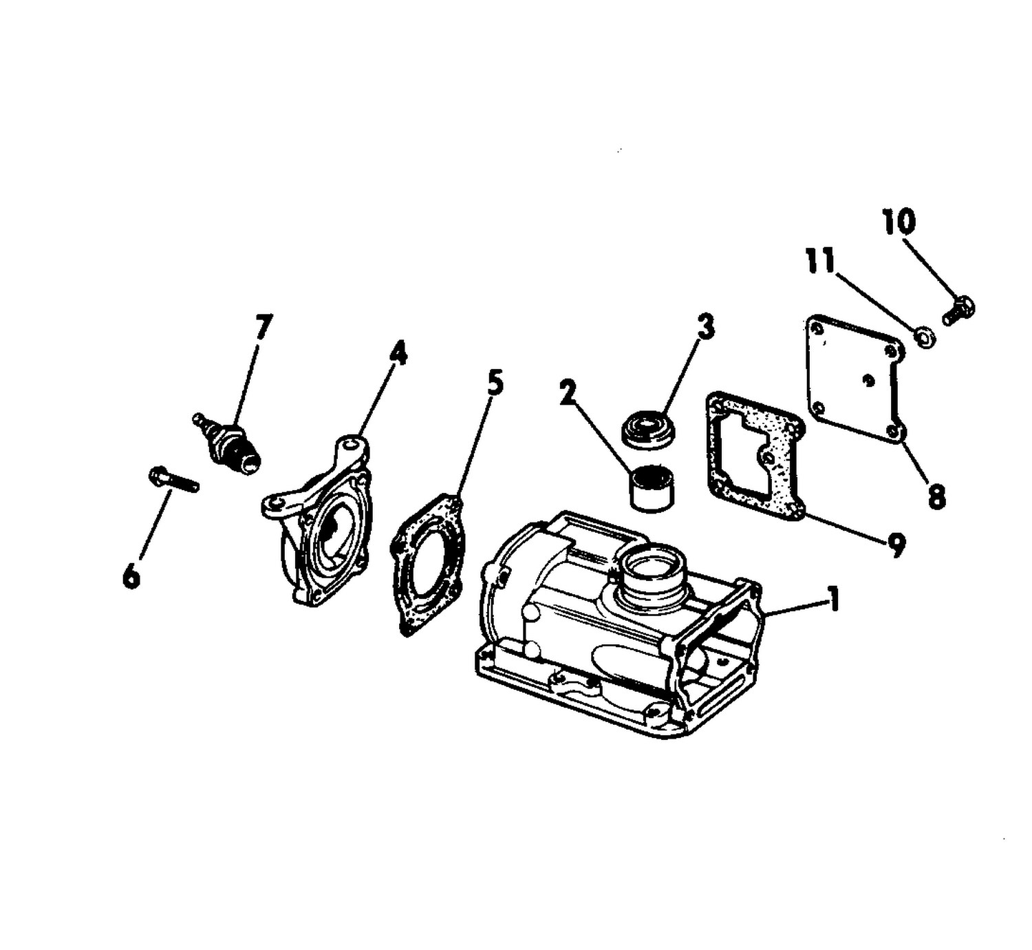 CYLINDER AND CRANKCASE