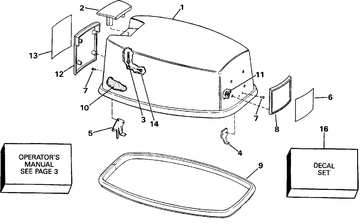 ENGINE COVER - JOHNSON