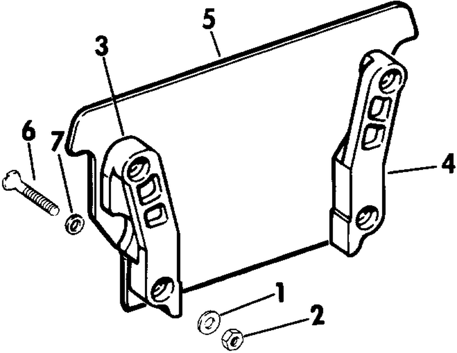 DISPLAY STAND ADAPTER KIT 70 - 75 SHORT SHAFT
