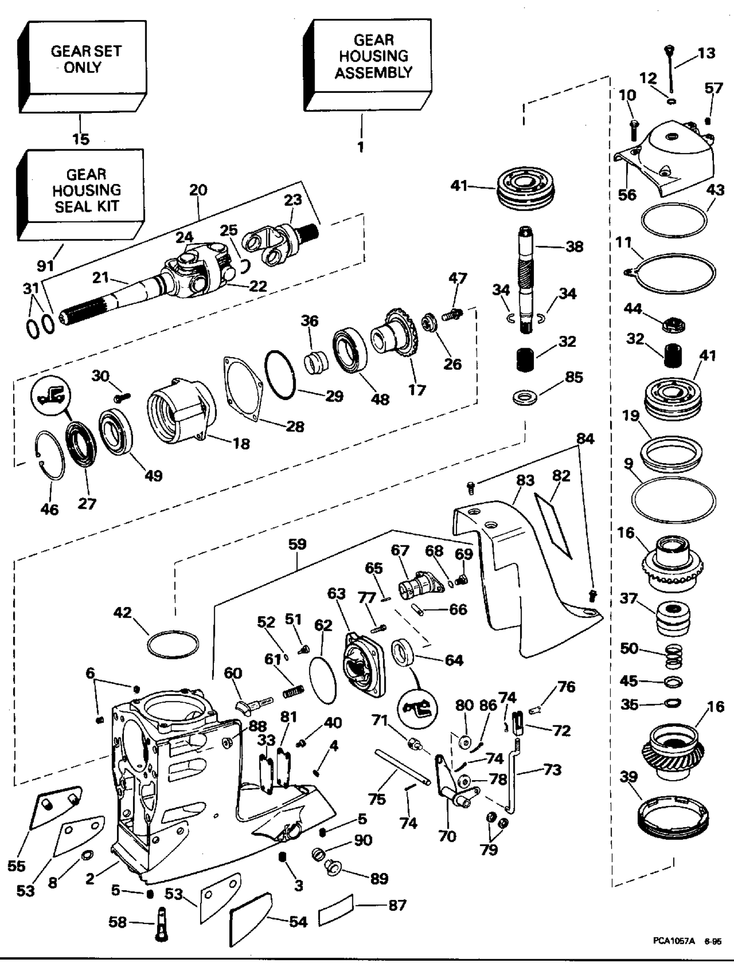 UPPER GEAR HOUSING