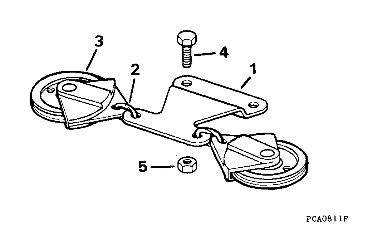 STEERING CONNECTOR KIT - CABLE PULLEY - 20, 25, 30 35