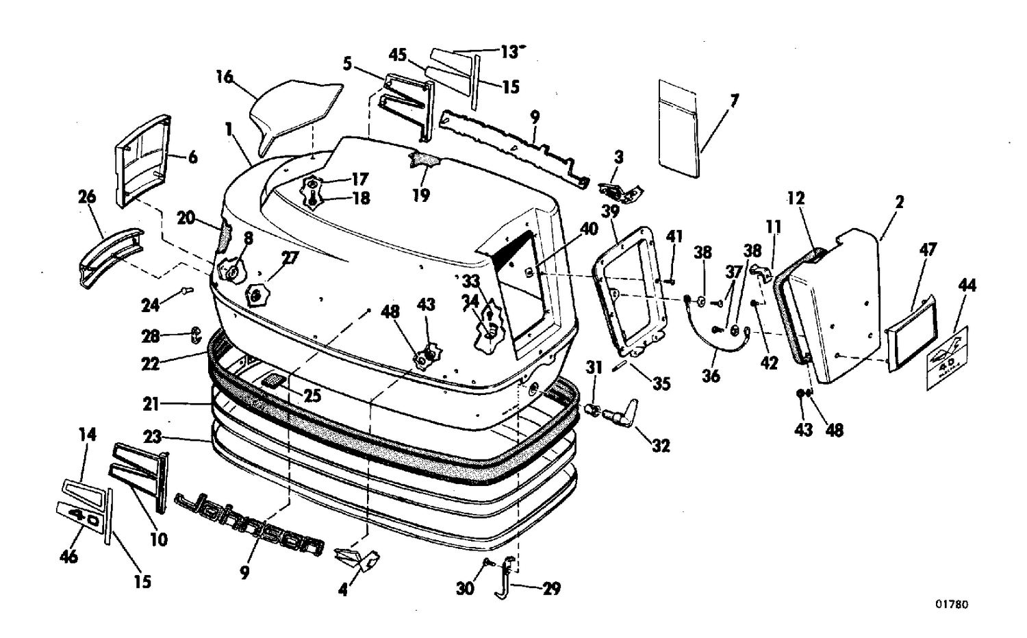 MOTOR COVER GROUP ELECTRIC SHIFT
