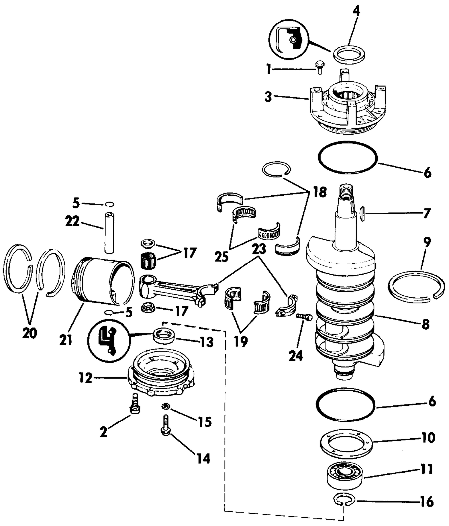 CRANKSHAFT & PISTON