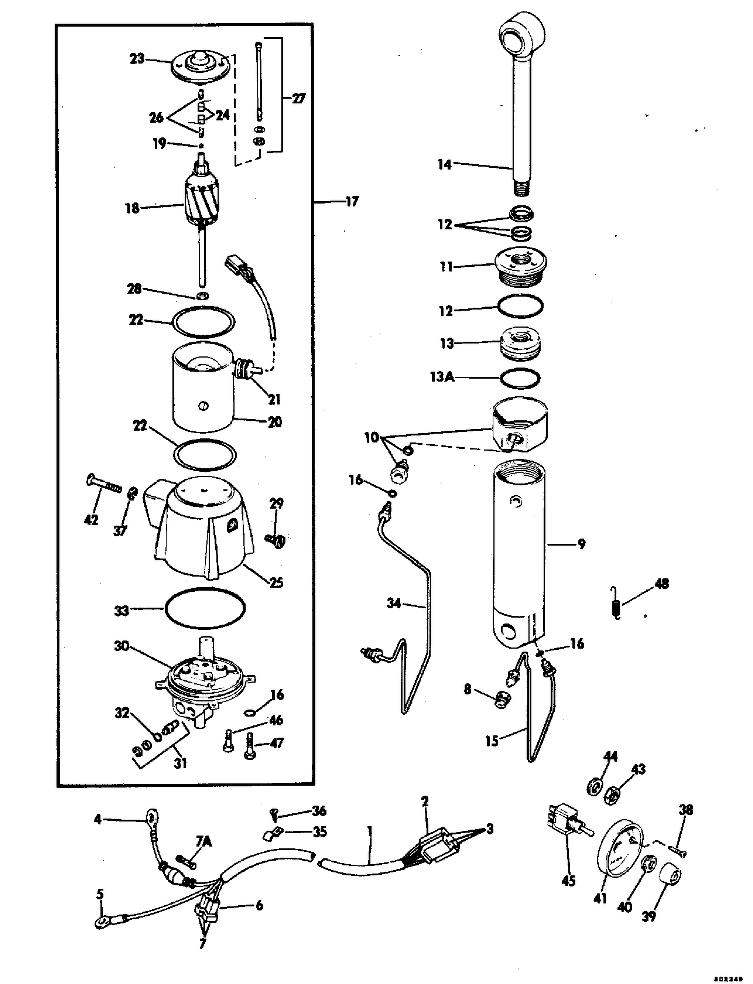 POWER TILT KIT ASSEMBLY 75-140