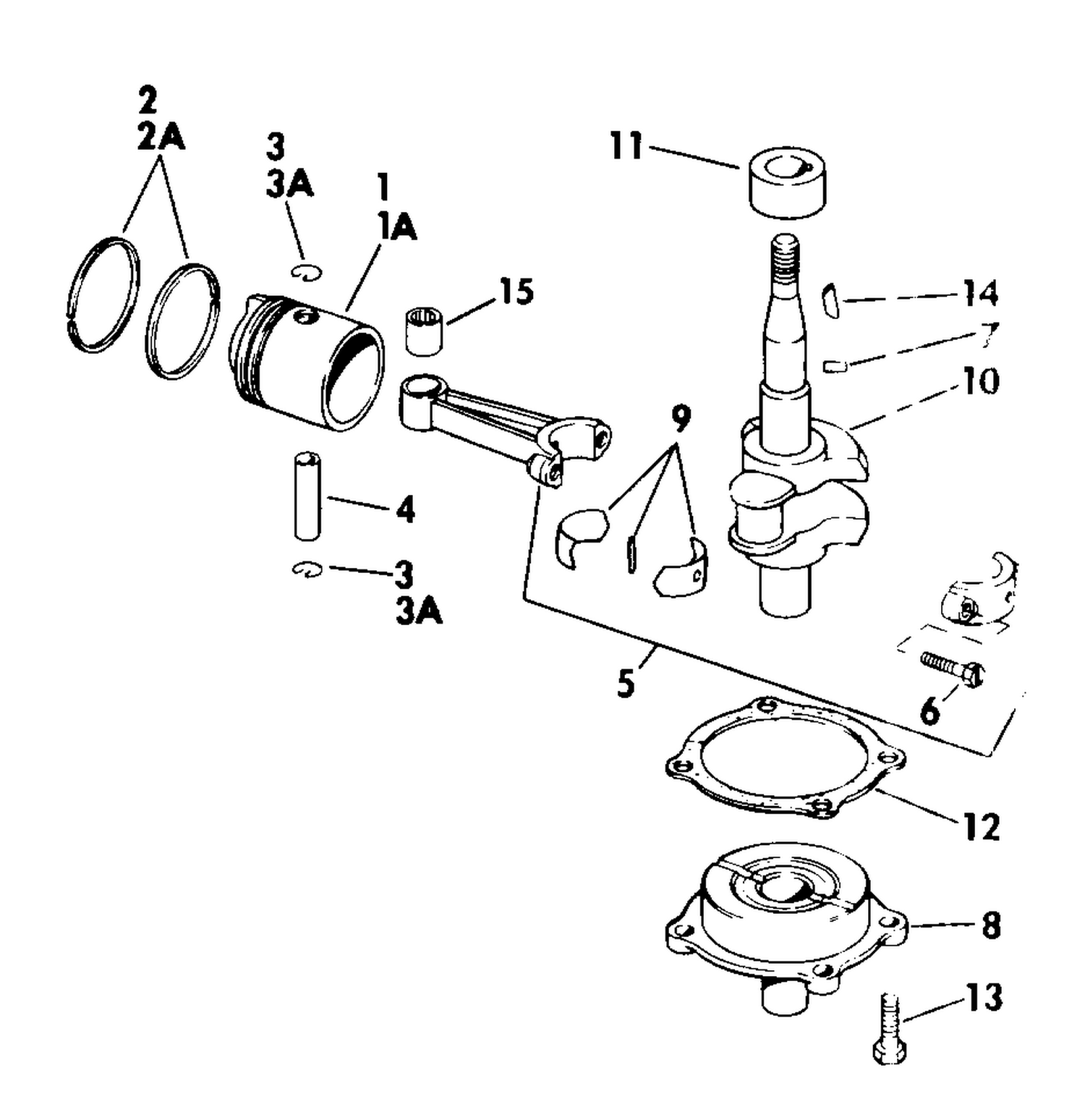 CRANKSHAFT & PISTON