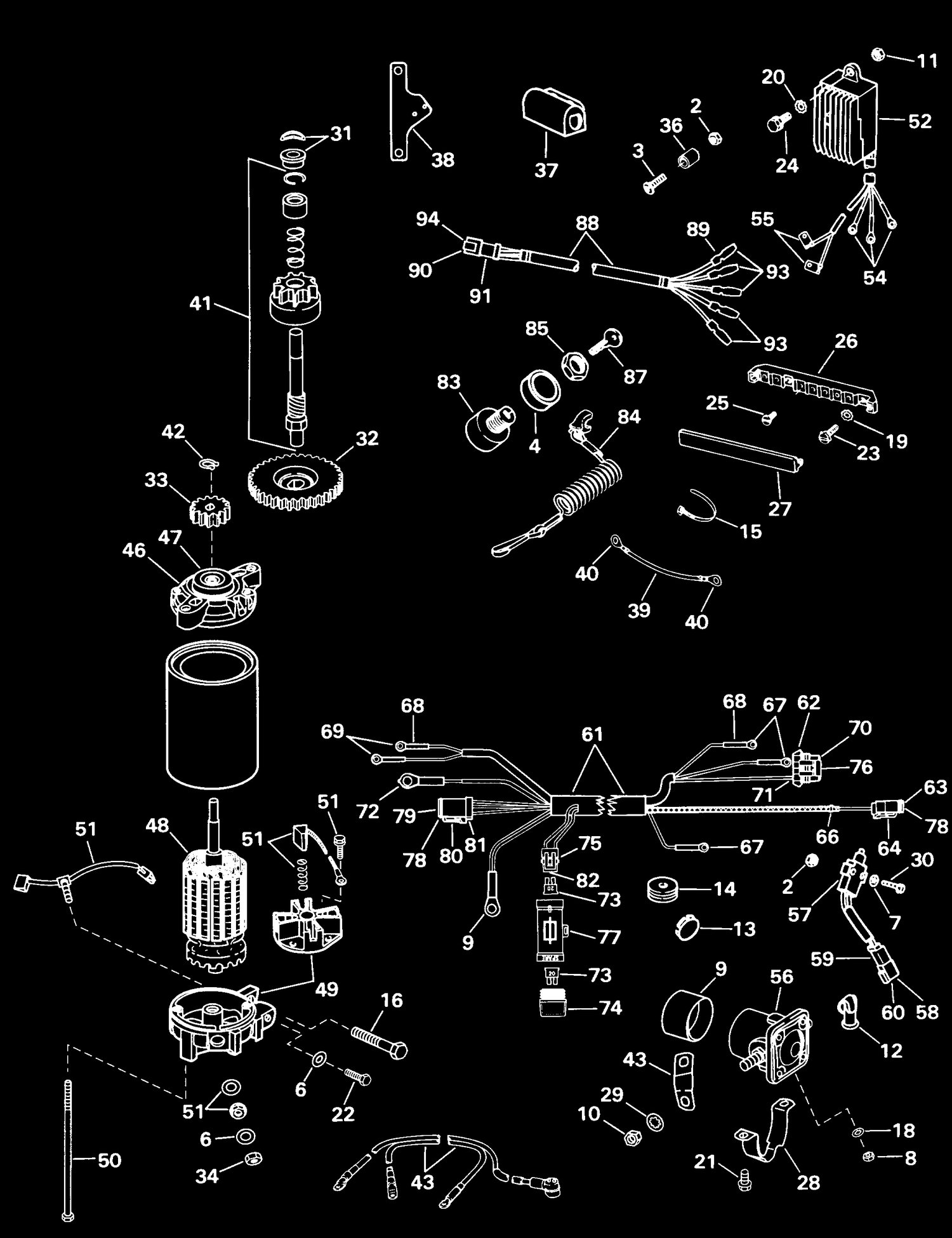 TILLER ELECTRIC START KIT -- 105