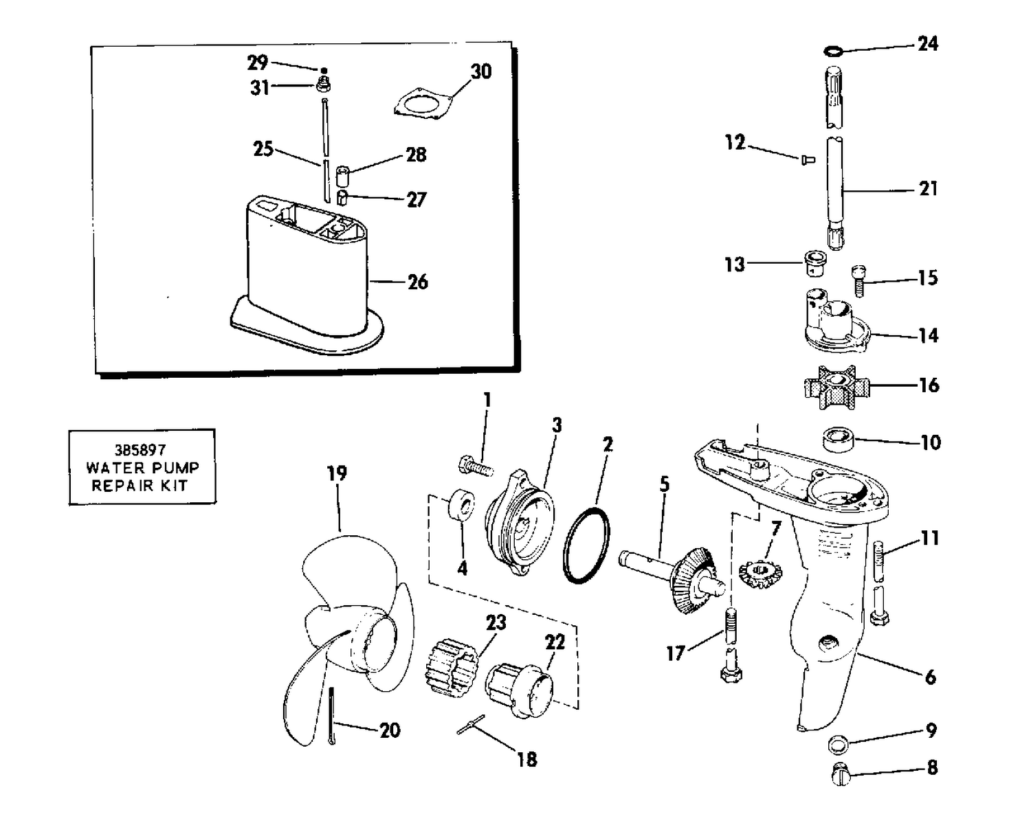 GEARCASE - STANDARD DRIVE