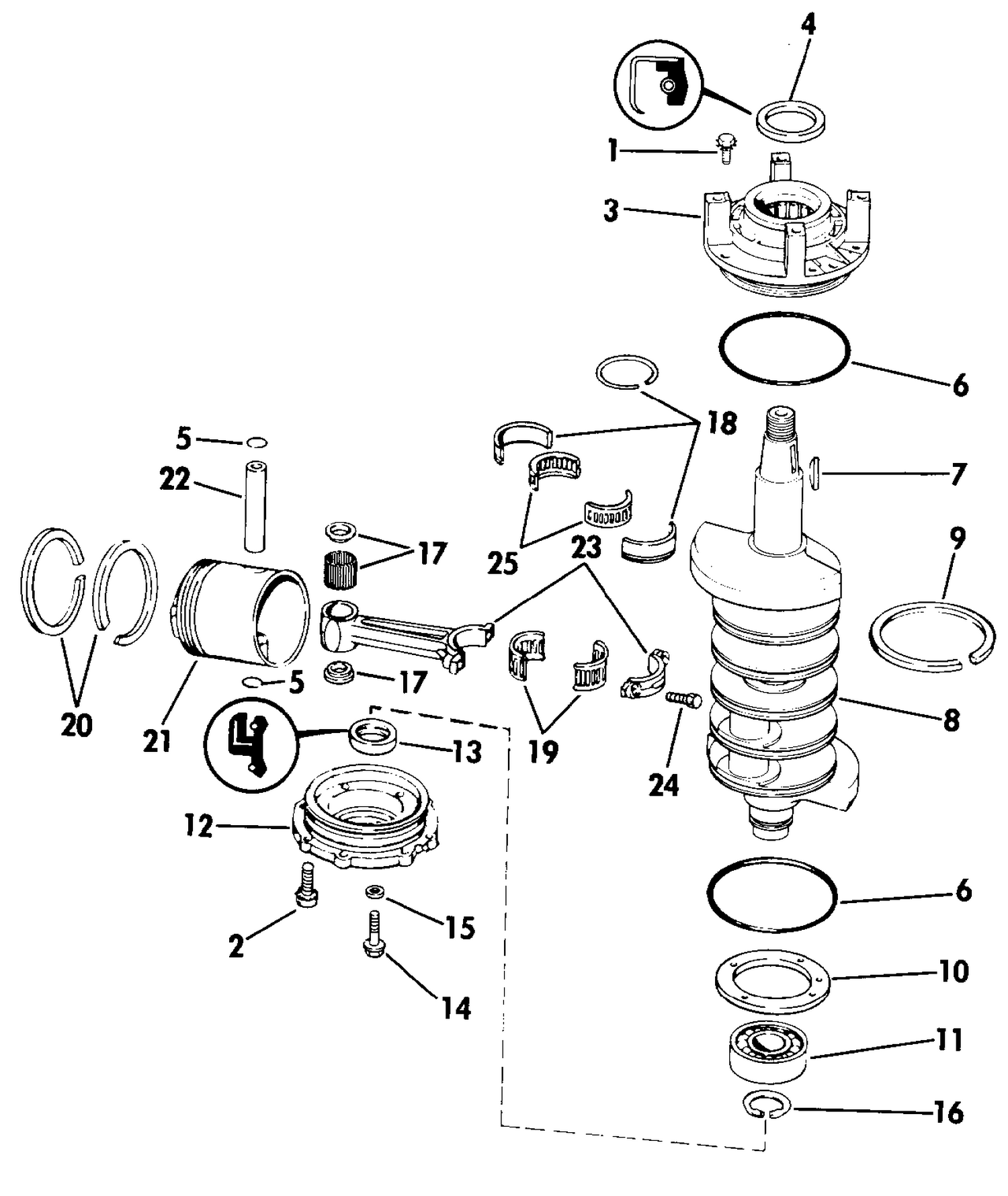 CRANKSHAFT & PISTON