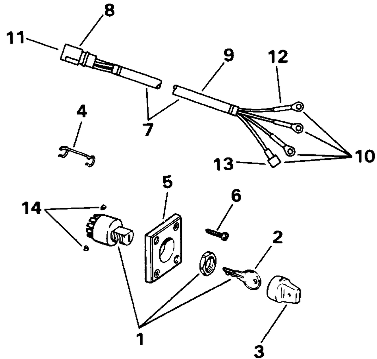 IGNITION SWITCH & CABLE