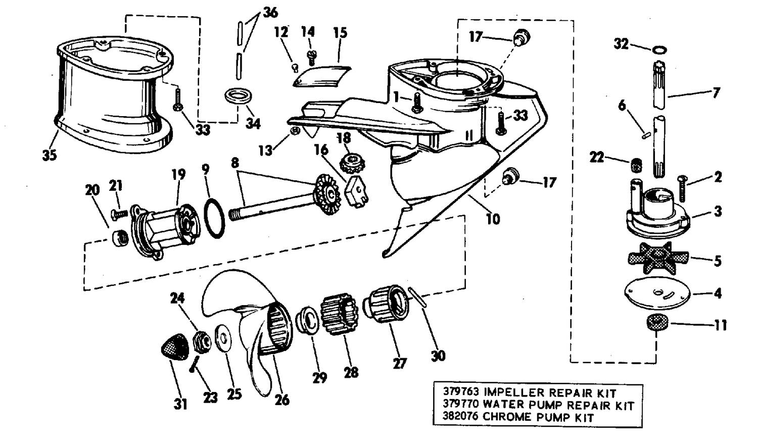 GEARCASE GROUP - WEEDLESS DRIVE