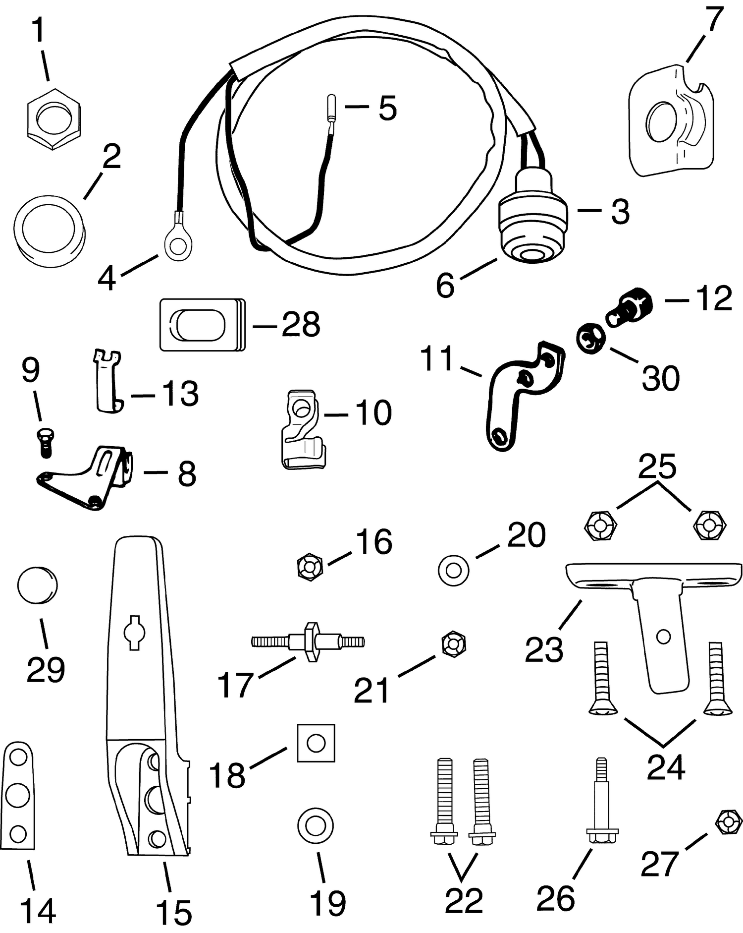 ADAPTER KIT - 25,30 HP (2-Stroke)