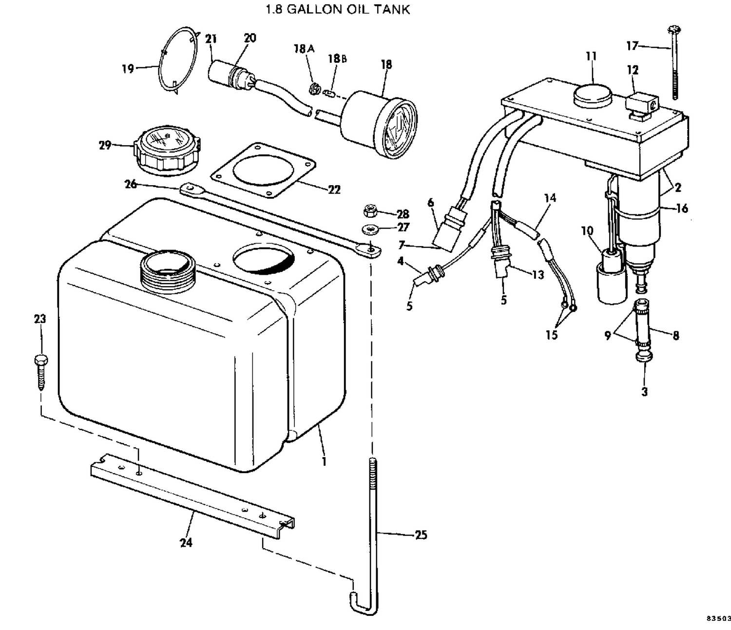 ECONOMIXER 1.8 GALLON OIL TANK