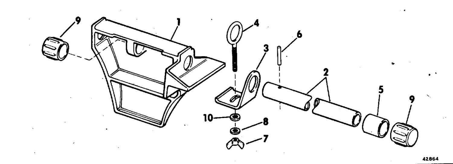 CANOE MOTOR BRACKET KIT
