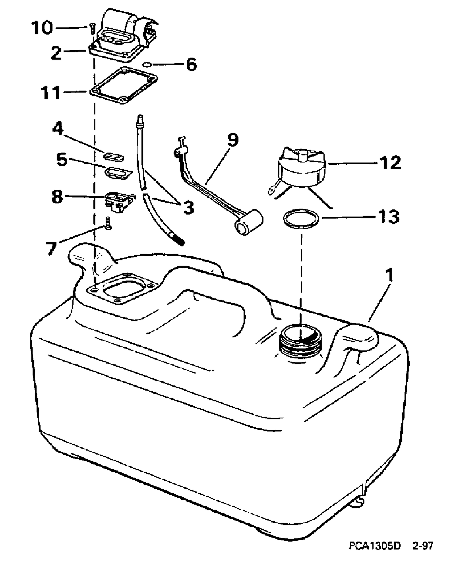 FUEL TANK -- 6 GALLON