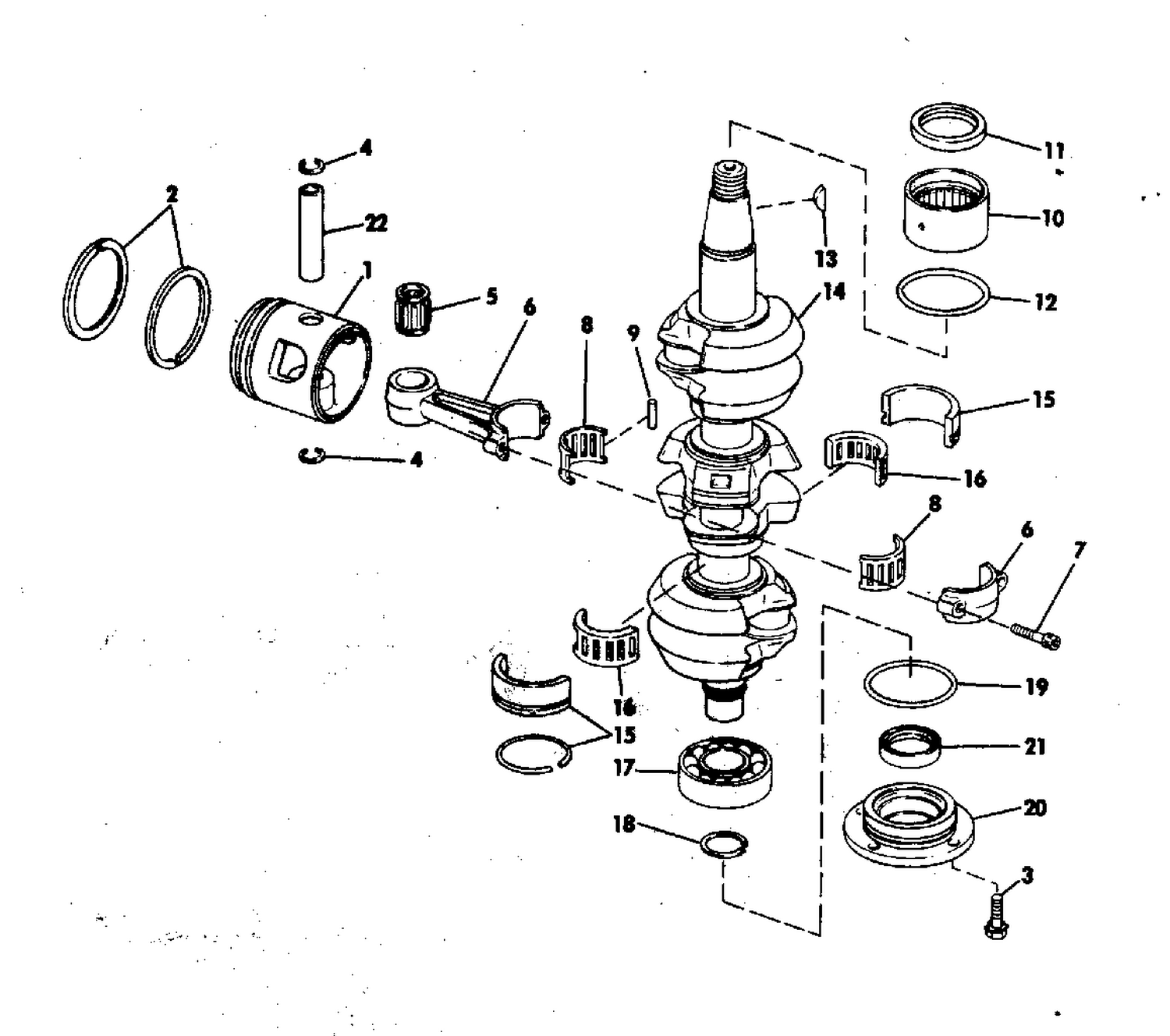 CRANKSHAFT & PISTON