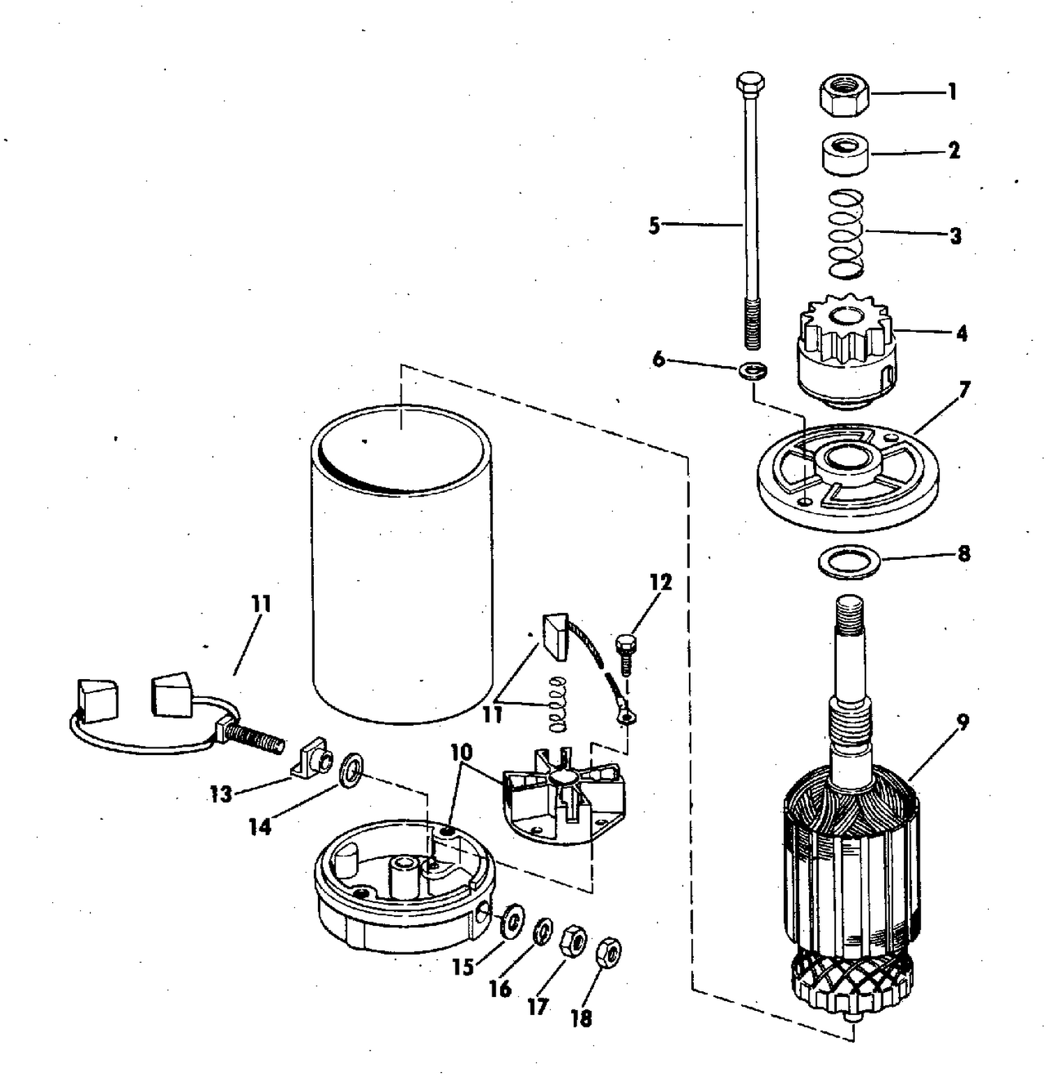ELECTRIC STARTER,AMERICAN BOSCH SMH 12B41