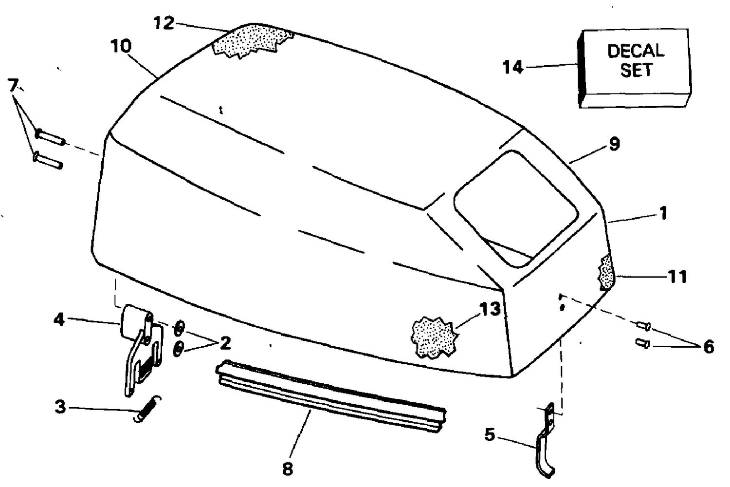 ENGINE COVER - JOHNSON