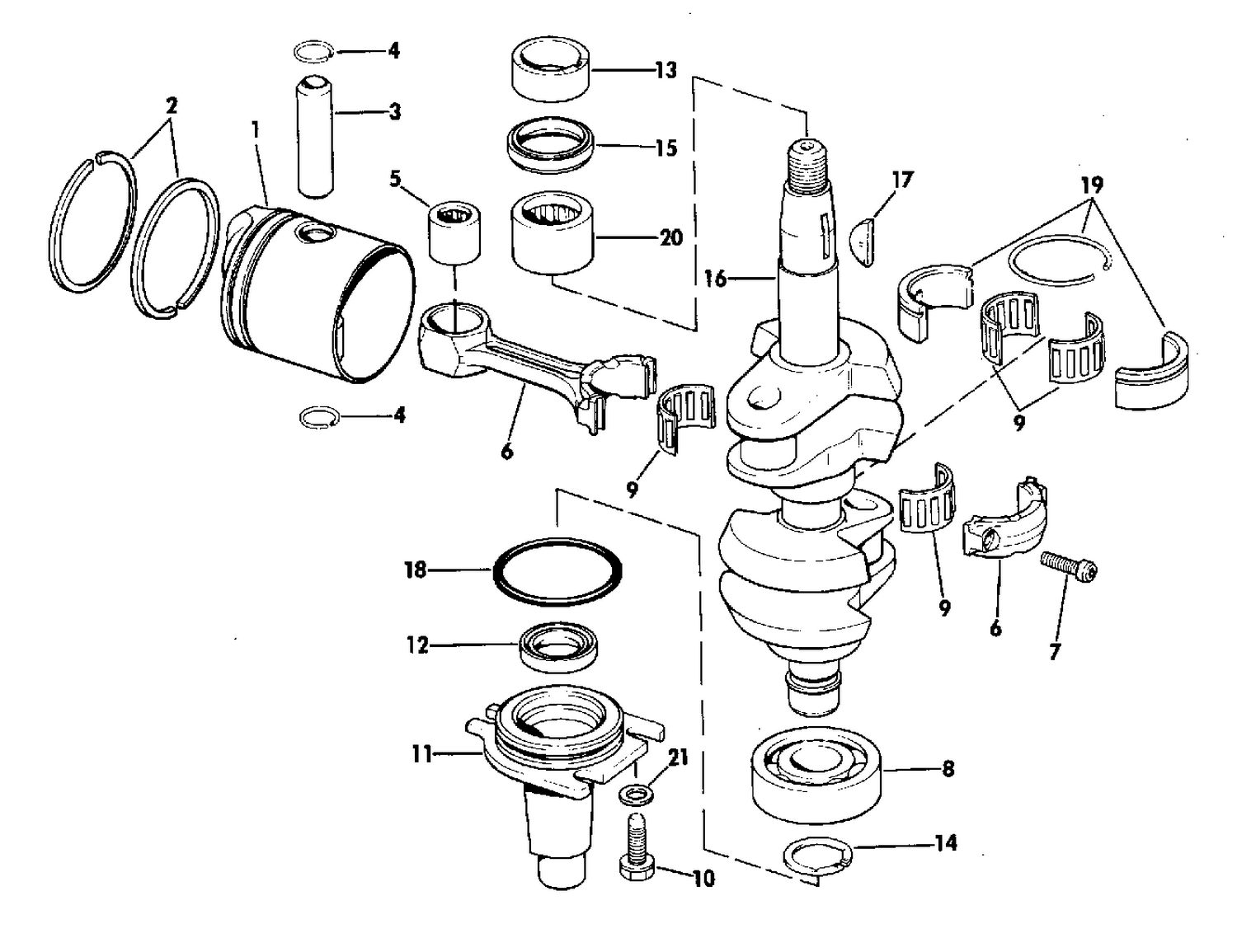 CRANKSHAFT & PISTON